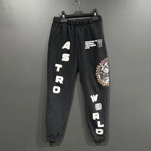 Travis Scott Astrofest World 2019  Black Joggers
